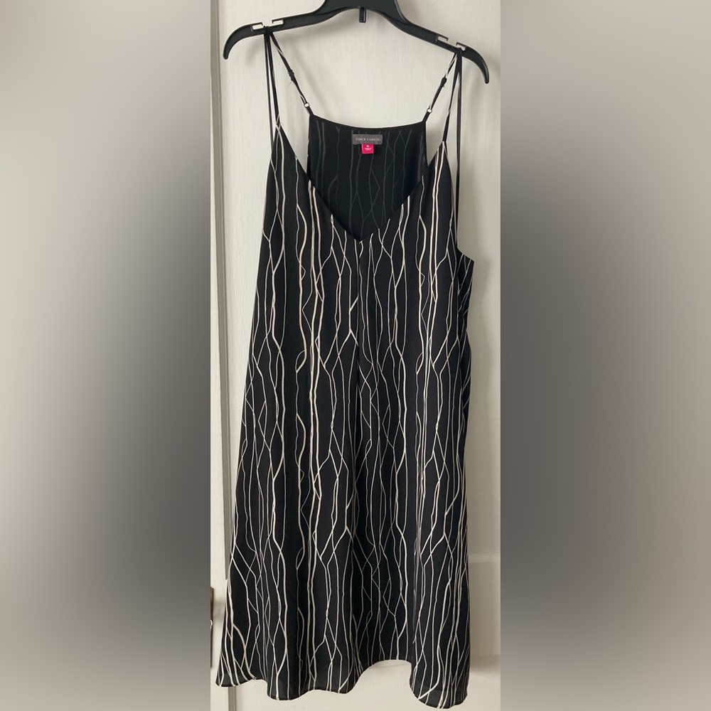 Black and White Slip Dress